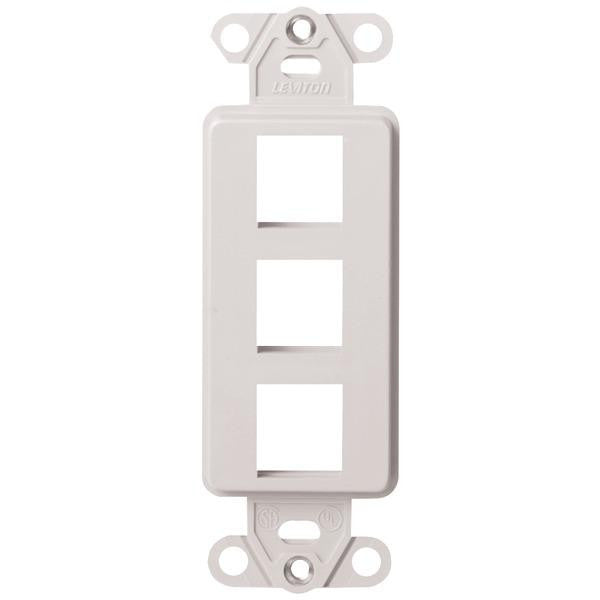 Leviton 41643-w Quickport(r) D Cora(r) Platform (3-port; White)