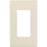 Leviton 80301-st 1-gang Decora Plus Screwless Wallplate (light Almond)