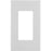 LEVITON 80301-SW 1-Gang Decora Plus Screwless Wallplate (White)