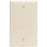 Leviton 80714-t Blank Nylon Wall Plate Box Mount (light Almond)