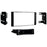 Metra 99-7621 2014 & Up Nissan(r) Versa & Note Iso Din Installation Kit, Matte Black