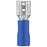 Install Bay Bvfd250 Noninsulated Female Quick Disconnects, 100 Pk (blue; 16 - 14 Gauge; .250)