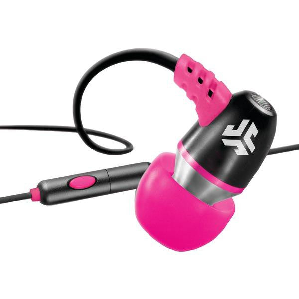 JLAB NEON-BLKPNK-BOX JBuds(R) NEON Earbuds with Microphone (Black-Pink)