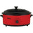 NESCO 4816-12 6-Quart Roaster with Black Lid (Red)