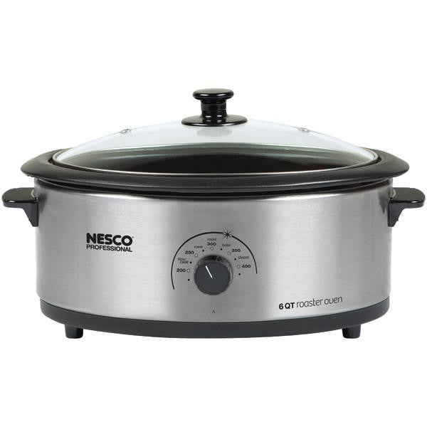 Nesco 4816-25-30 6-quart Nonstick Roaster Oven (stainless Steel)