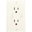 Newer Tech Nwtpwr2u15atra Power 2u 15-amp In-wall Dual Ac-usb Wall Outlet (light Almond)