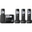 Panasonic KX-TGF344B DECT 6.0 1.9 GHz Expandable Digital Cordless Phone (4 Handsets)