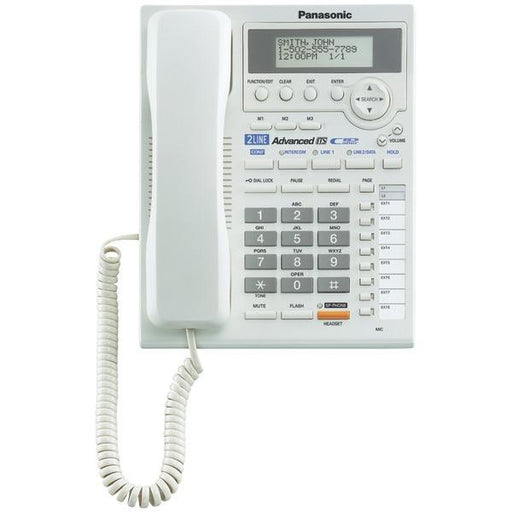 Panasonic Kx-ts3282w 2-line Integrated Corded Phone System With Intercom (white)