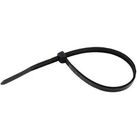 Axis 200x4.8 22kg Black Self-locking Nylon Cable Ties, 100 Pk (8
