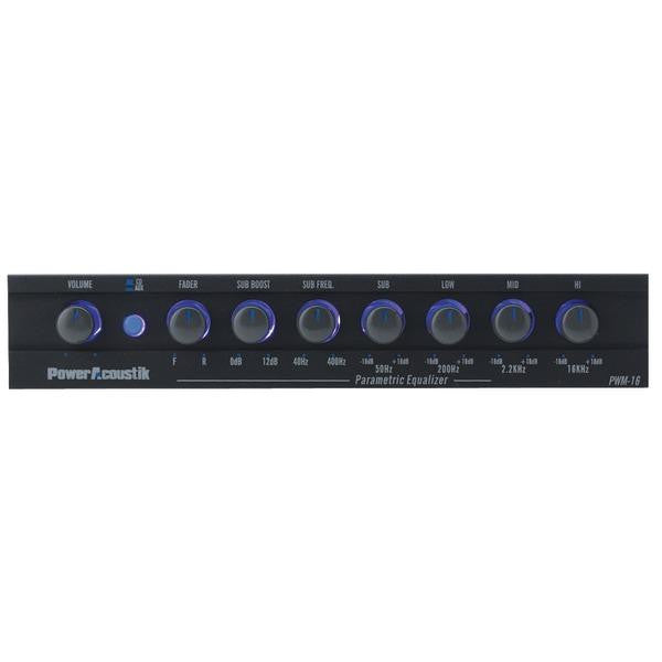 Power Acoustik Pwm-16 Preamp Equalizer