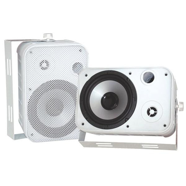 Pyle Pdwr50w 6.5" Indoor-outdoor Waterproof Speakers (white)