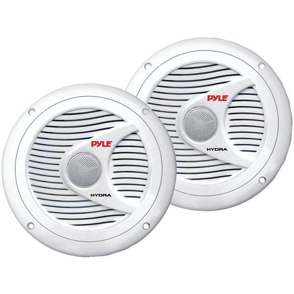Pyle Plmr60w 6.5" Dual Cone Waterproof Stereo Speakers (white)