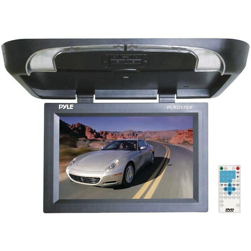 Pyle Plrd175if 17" Ceiling-mount Monitor With Dvd Player & Wireless Fm Modulator-ir Transmitter