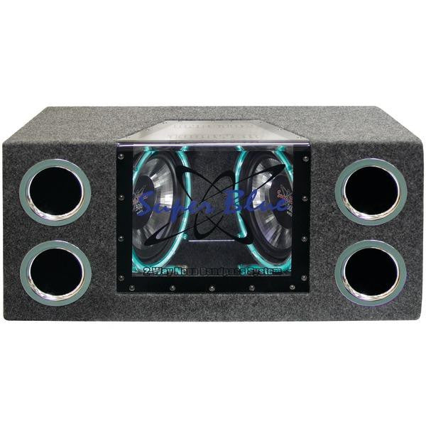 Pyramid Bnps102 Dual Bandpass System With Neon Accent Lighting (10"; 1,000-watt)
