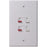 Rca Ah300whr Stereo Speaker Wire Wall Plate (white)