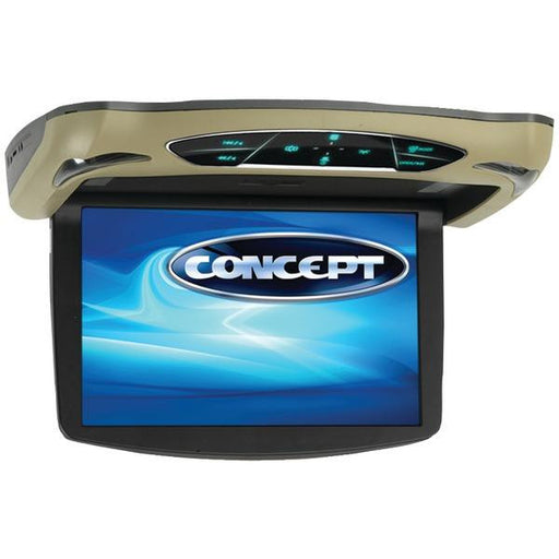 Concept Cfm-105 10.1" Ceiling-mount Monitor Dvd With Hd Input, Ir & Fm Transmitters, High Audio Ou