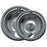 Range Kleen 139402xcd5 Chrome Drip Pans, 2 Pk (style B)