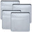 Range Kleen 5720 Square Stainless Steel Burner Kovers, 4 Pk
