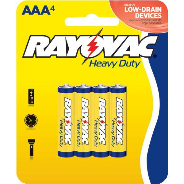 Rayovac 3aaa-4d Heavy-duty Batteries (aaa; 4 Pk)