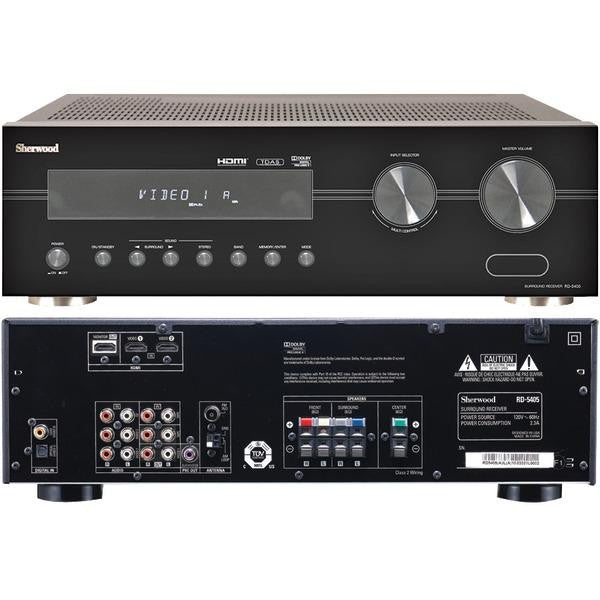 Sherwood Rd-5405 5.1-channel, 70-watt A-v Receiver With Hdmi(r) Switching