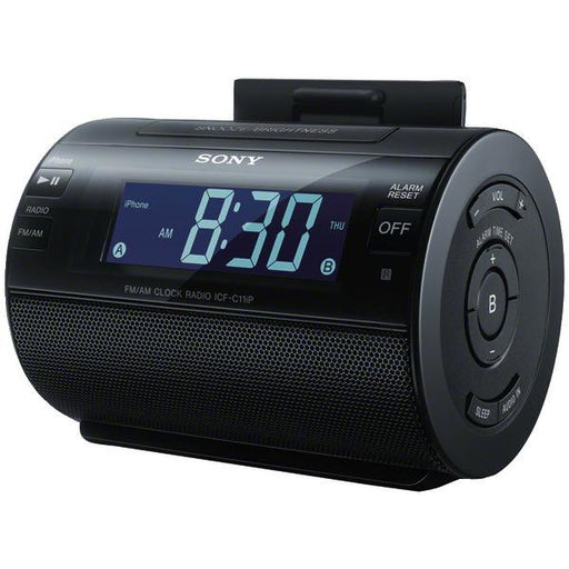 Sony Icfc11ip-blk Iphone(r)-pod(r) Dock Clock Radio With Lightning(tm) Connector