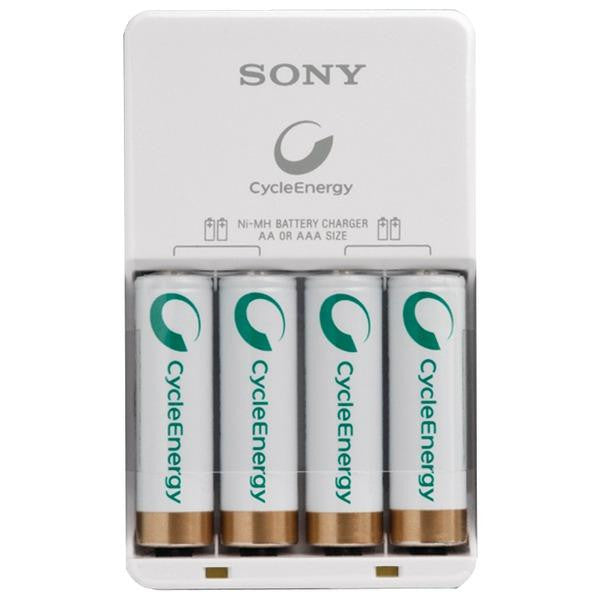 Sony Bcg34hh4kn Charger With Nimh Batteries (4 Aa)