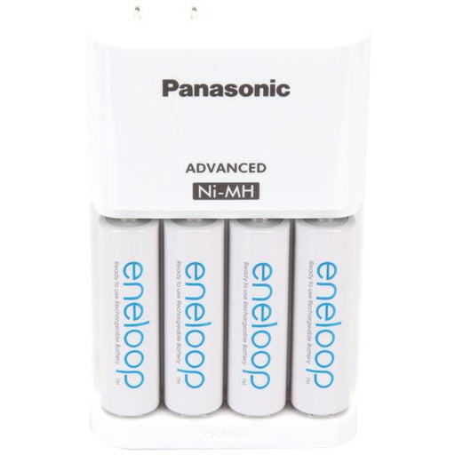 Panasonic K-kj17mca4ba 4-position Charger With Eneloop(r) Aa Batteries, 4 Pk