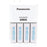 Panasonic K-kj17mca4ba 4-position Charger With Eneloop(r) Aa Batteries, 4 Pk