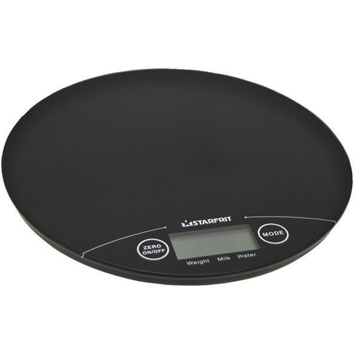 STARFRIT 93756-006-blck 11lb-Capacity Ultraslim Glass Top Digital Scale