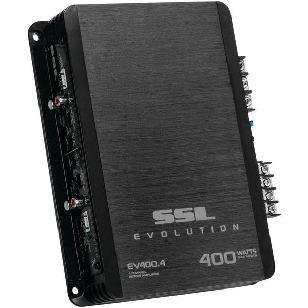 Soundstorm Ev400.4 Evolution Series Class Ab 400-watt 4-channel Mosfet Amp (black)