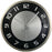 TIMEKEEPER 300RAB 11.5" Round Wall Clock with Brushed Metal Case