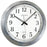 TIMEKEEPER 401ZWA 16" Galvanized Metal Silver Wall Clock