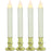 NORTHPOINT GM8270 LED Flickering Candles with 8-Hour Timer, 4 pack
