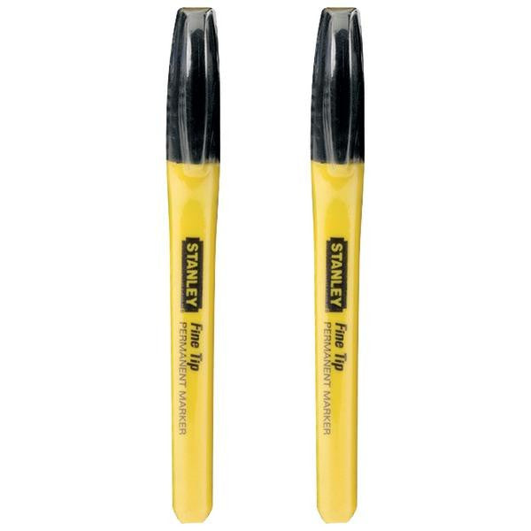 Stanley 47-316 Fine-tip Permanent Markers, 2 Pk