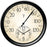 Taylor 91575 14" Decorative Thermometer With Clock