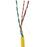 Vericom Mbw5u-03351 Cat 5e Utp Plenum Rated Cmp Cable, 1,000ft Pull Box (yellow)