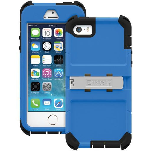 Trident Ams-apl-iph5s2-blu Iphone(r) 5s 2014 Kraken A.m.s. Series(tm) Case With Holster (blue)
