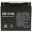 Upg 85977-d5745 Sealed Lead Acid Batteries (12v; 18ah; Ub12180)