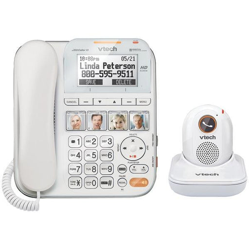 Vtech Sn1197 Careline Corded Home Safety Telephone System