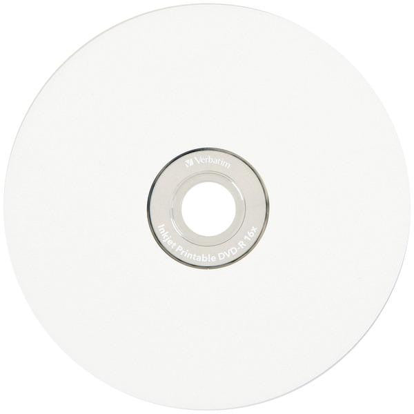 Verbatim 95153 120-minute-4.7gb 16x White Inkjet Printable Dvd-rs, 100-ct Spindle