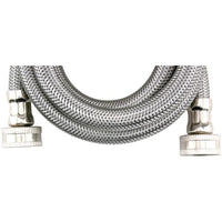 Wms5 Braided Stainless Steel Washing Machine Connector (5 Ft; Ohm 