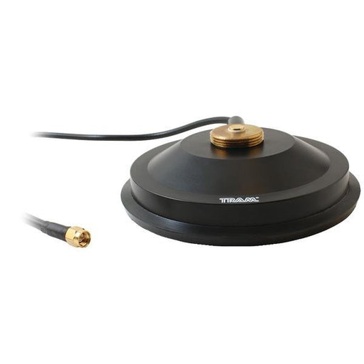 TRAM 1265R-SMA NMO 5" Magnet w-Soft Rubber Boot (SMA)