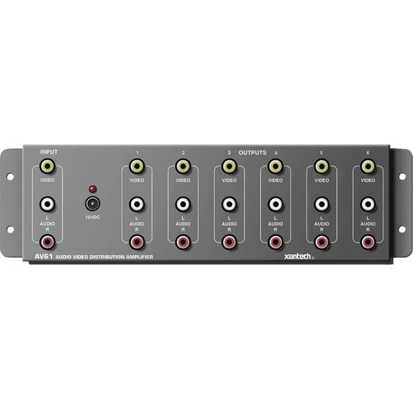 Xantech Av61 6-way A-v Distribution Amp