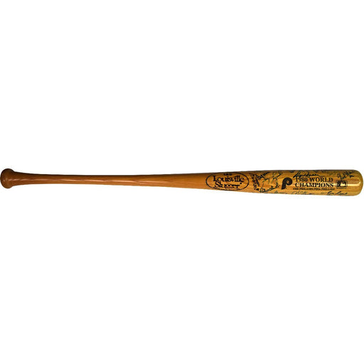 1980 Philadelphia Phillies WS Champs Team Signed 33 Sig Bat JSA
