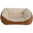SUEDE SML RECT PET BED