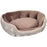 MD OVAL PET BED BROWN
