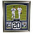 Jorge Posada Elite Framed and Signed Number Collage - L/E of 18 (28"x32" Gold Frame)