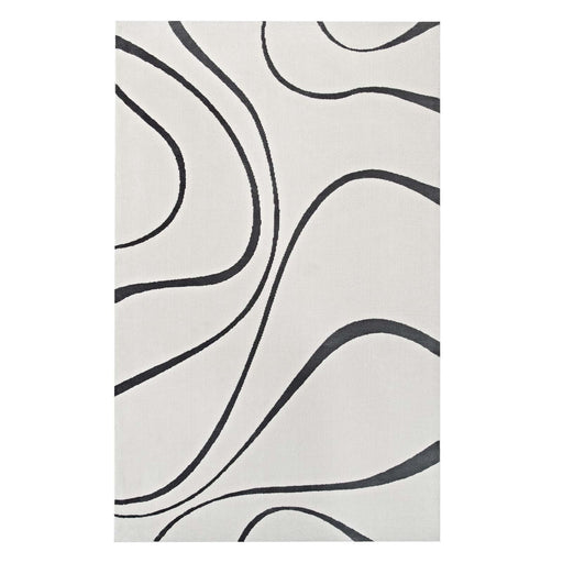 Therese Abstract Swirl 5x8 Area Rug 1002D-58
