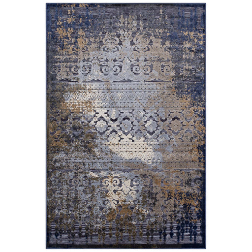 Kalene Distressed Vintage Turkish Area Rug 1098A-58