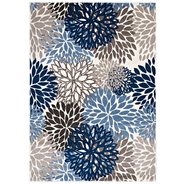 Calithea Vintage Classic Abstract Floral 5x8  Area Rug 1133A-58